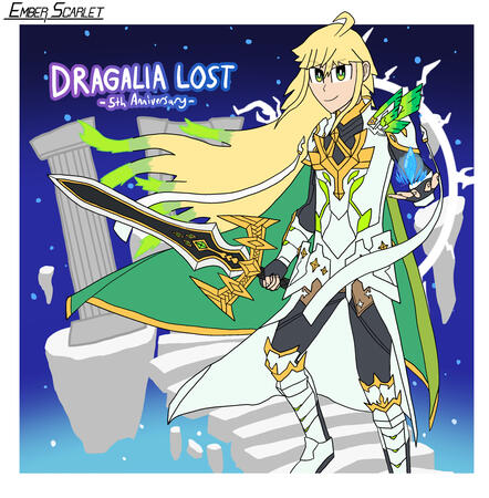 Dragalia Lost 5th Anniversary Artwork (09-28-2023)