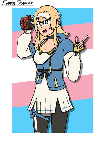 Artwork of the Bridget Timeskip Design made by are0spac3.bsky.social (09-10-2023)