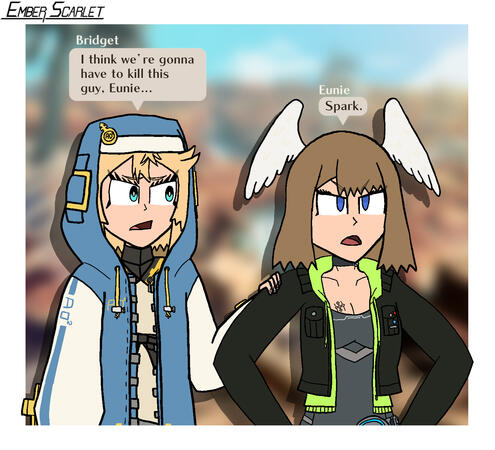 Bridget and Eunie About to Take Out a Bounty (Meme Redraw) (12-19-2023)