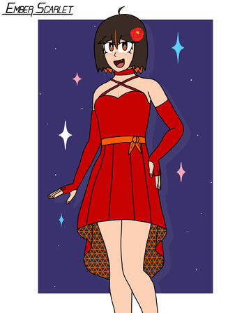 Scarlet Dress at Trans Prom (05-10-2024)
