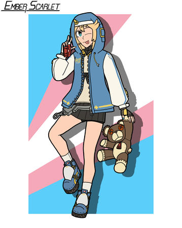 First Artwork of Bridget from Guilty Gear (Remake) (06-01-2024)